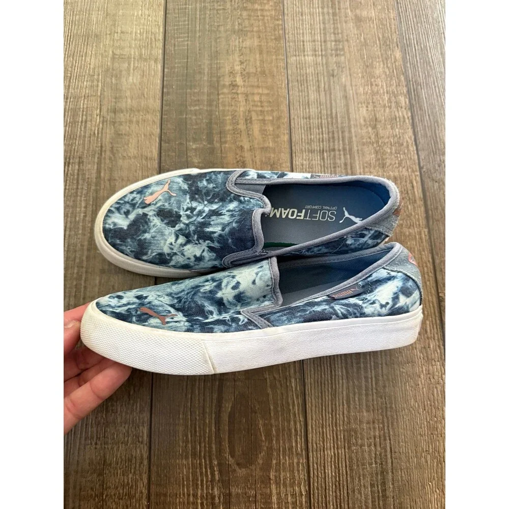 Big Kids Puma Bari Slip Ons Sz. 5.5c